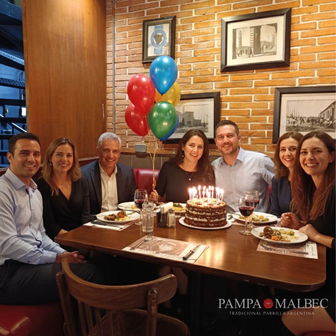 celebracion de cumpleaños en restaurantes, aniversarios, grados, matrimonios, pampa malbec restaurante cali